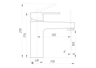 BIM-Модель: Смеситель Для Раковины ПРОФСАН ПСМ-700-5 Тип См-УмОЦБА.