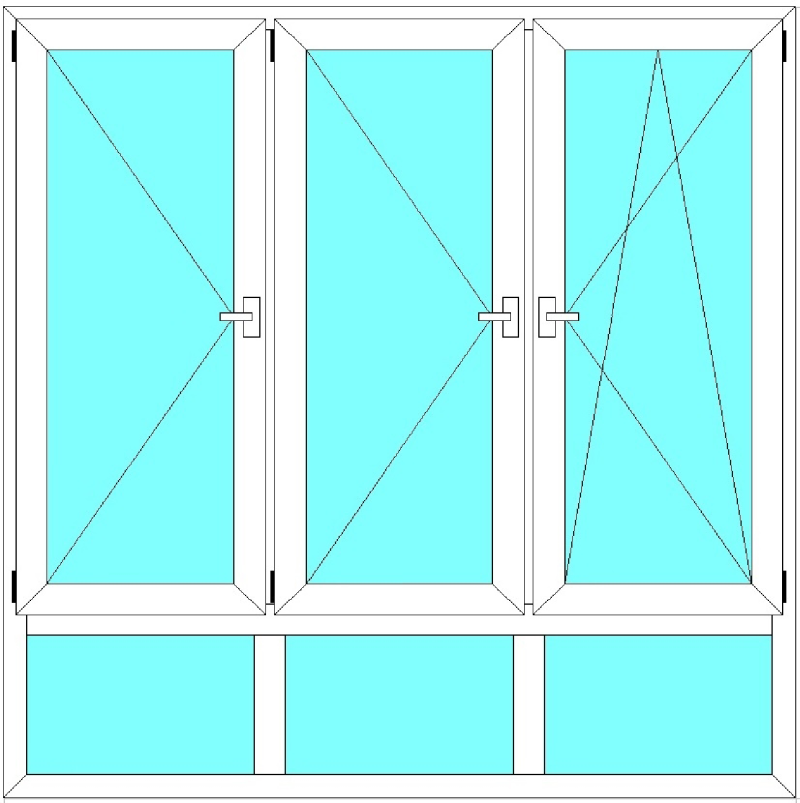 Ок-3 3Фр-Н 2000х2000