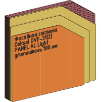 Doksal DVF-31(2) PANEL AL Light (утеплитель 100 мм)