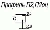 Профиль концевой П2