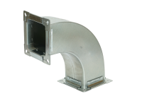 Отвод штампованный прямоугольного сечения