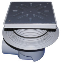 Трап для подвалов и технических помещений DN110 HL615LW