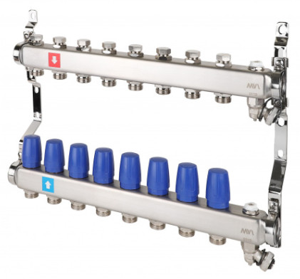 MVI Коллекторная группа с дренажным краном MS-6 8