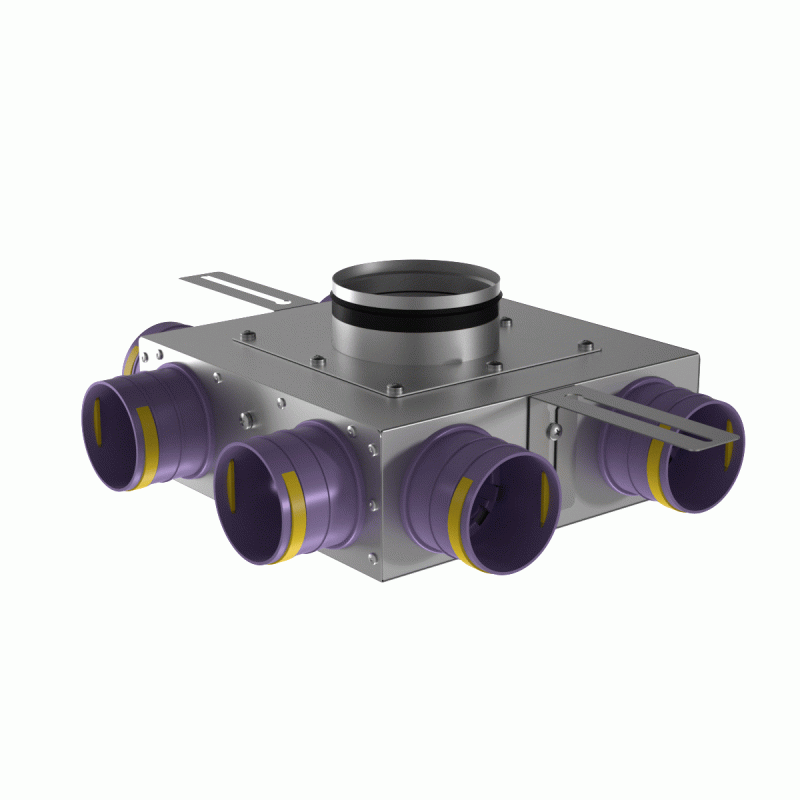 Provent KVF 125/75×6 коллектор металлический концевой