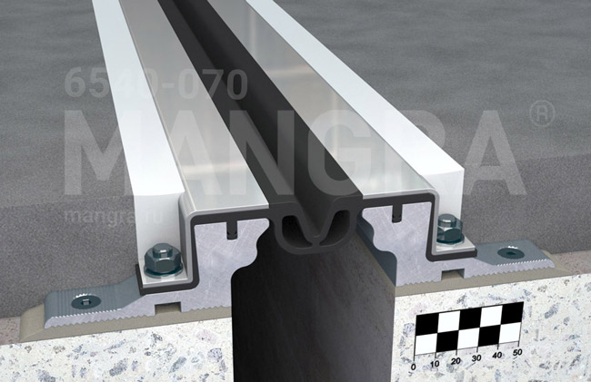 Закладной дефшов 50-100 мм в полу MANGRA 6540