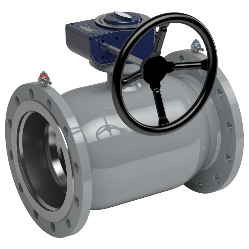 Регулирующий шаровый кран из нержавеющей стали, 243 серия, фланец / фланец, DN200-250, стандартнопроходной