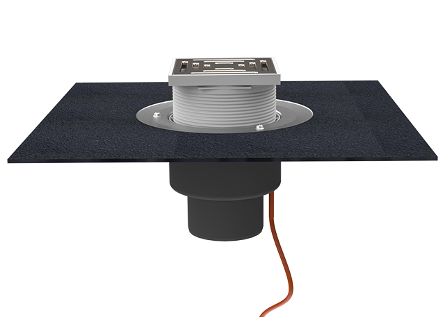 Кровельная воронка с электрообогревом вертикальная HL62.1BH