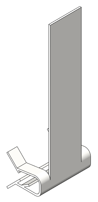 Балочный зажим с пластиной BZ-8-14-PL