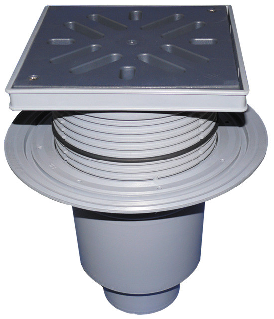 Дворовый трап для стилобатов и гаражей DN160 HL616L/5