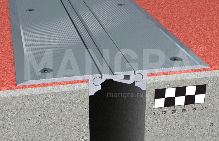 Накладной дефшов 50-120 мм в полу MANGRA 5310