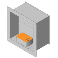 Клапан стеновой лифтовой прямоугольный НЗ СЛ-КДУ-Л-2