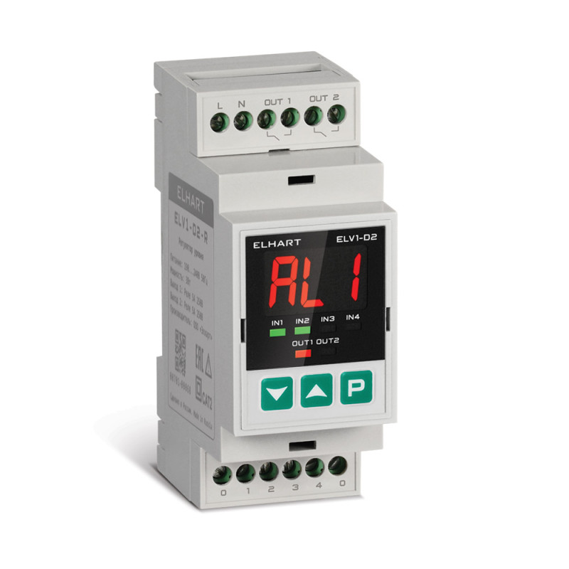 Регулятор уровня жидкости ELHART ELV1-D2-R