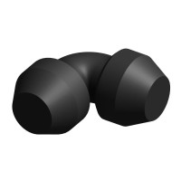 Компрессионный отвод Sinikon Rain Flow d110 угол 90