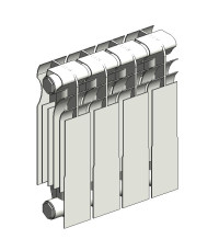 Биметаллический секционный радиатор «РБС-300/95»-4 П