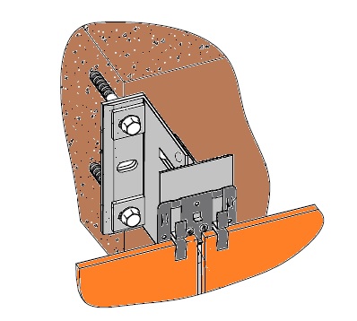 Вентилируемый фасад из керамогранита "VIOLENT-01"