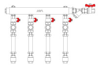 Узел коллекторный ХВСГВС тип MW2 4R