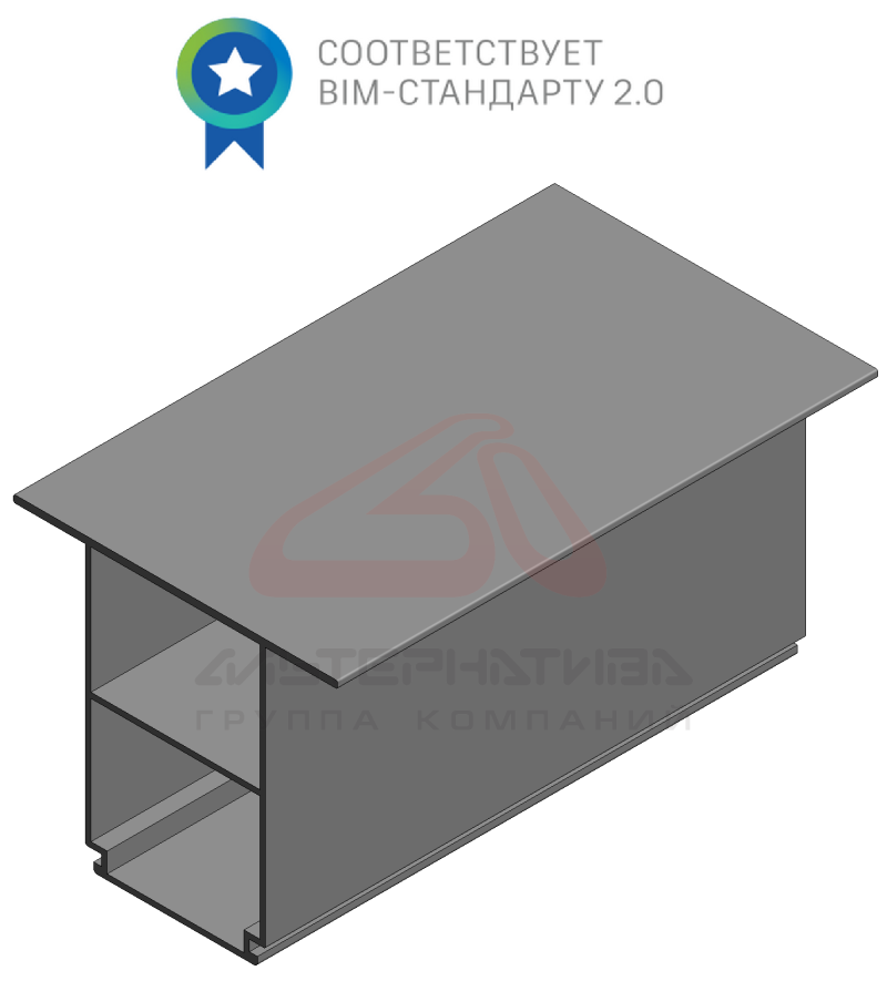 Профиль П-образный П80