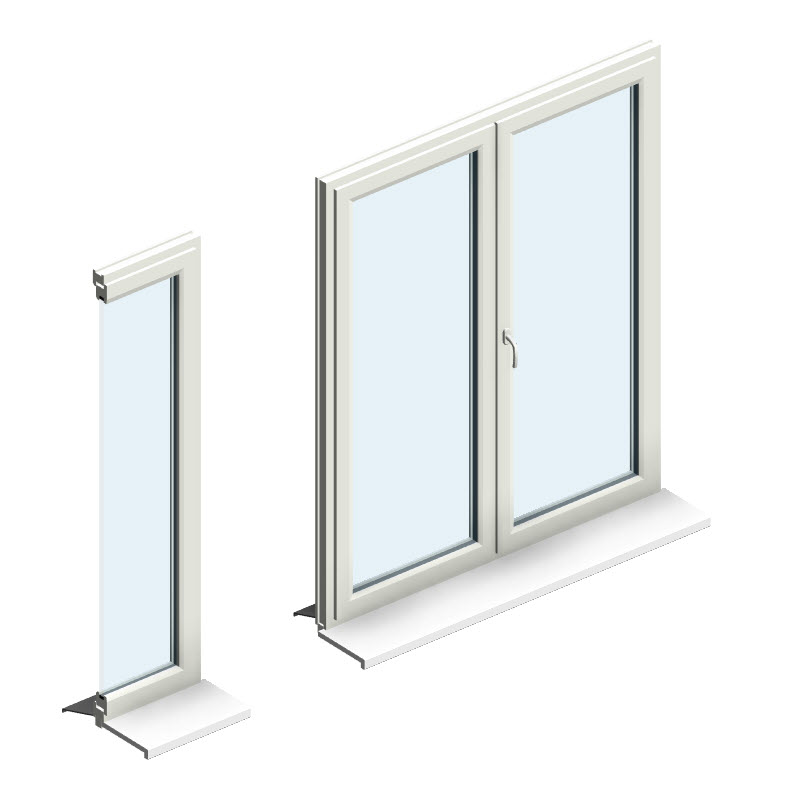 Окно 2-ств. со штульпом KBE_Master