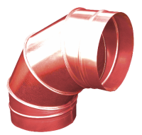 Отвод круглый 90 гр - для дымоудаления smay