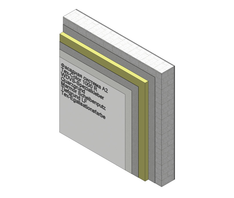 СФТК «Текс-Колор А2» с внешним окрасочным слоем