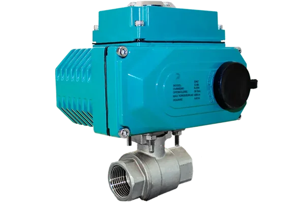 DN15-65, Кран шаровый муфтовый (2PC), DC 24V (C-03/C-10)
