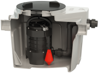 SaniFOS 110 КНС Peзepвyap 110 л ОМВ 14м Qmax 15 м3/ч