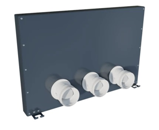 Внутрипольный адаптер на 3 входа DN 75