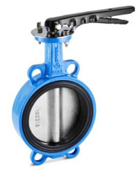 Затвор межфланцевый GROSS с рукояткой