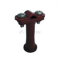 Держатель проводника круглого, высота 59 мм