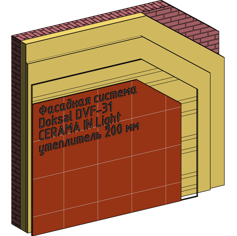 Doksal DVF-31 CERAMA IN Light (утеплитель 200 мм)