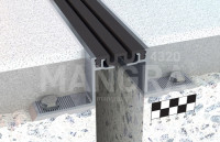 Закладной дефшов 20-70 мм в полу MANGRA 4320