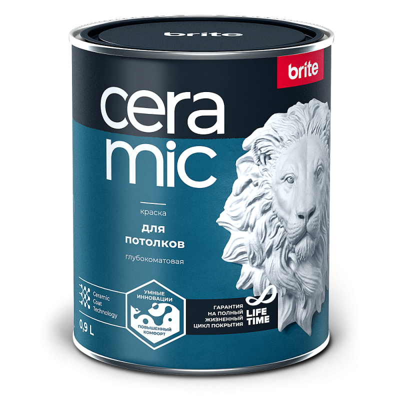 Краска BRITE CERAMIC для потолков