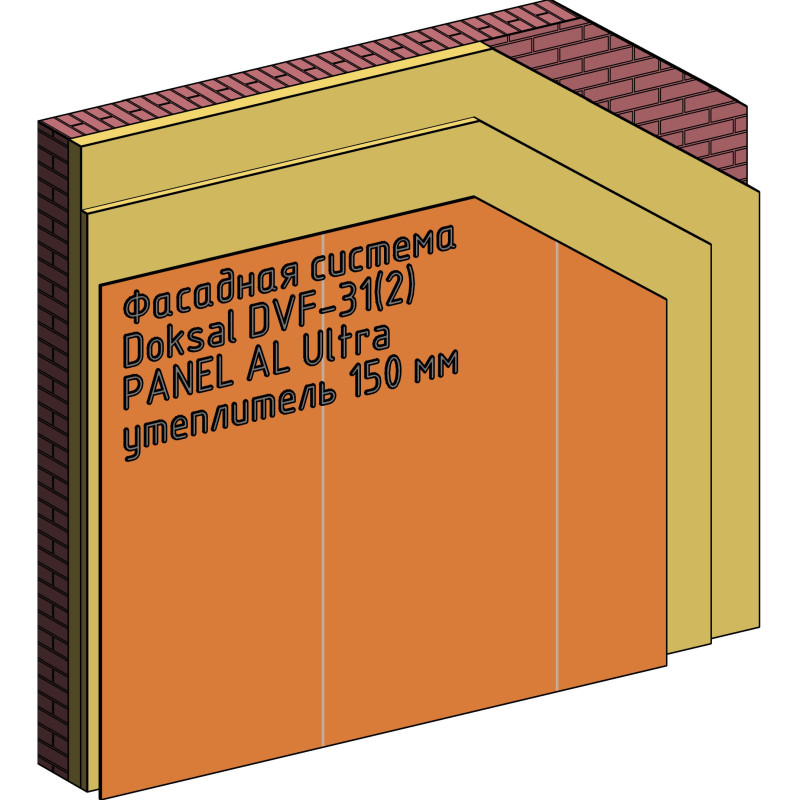 Doksal DVF-31(2) PANEL AL Ultra (утеплитель 150 мм)