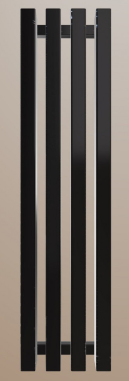 Дизайнерский вертикальный радиатор GRAY, 4 секции, 750 мм