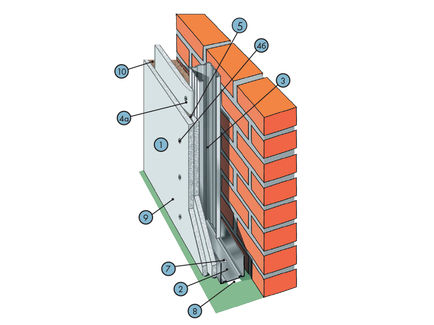 Облицовка С636 ПC50-50 ПН50х40 Файерборд