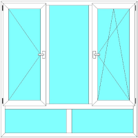 Ок-3 2Фр-Н 2000х2000