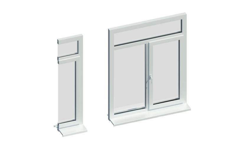 Окно 2-ств. Т-обр. BRUSBOX 70-6