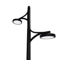 Парковый светильник серии UNI-HAUSS 058 двойной H-4000мм