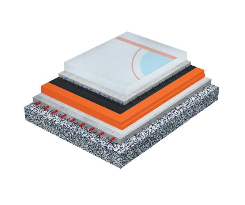 Базовая конструктивная схема ледового поля (ПВД)