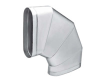 Отвод плоскоовальный 710х150h, 90 градусов