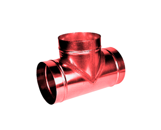 Тройник круглый - для дымоудаления