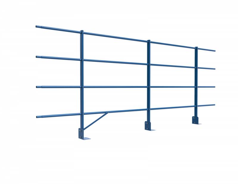 Ограждение DECO парапетное сборное ХК H=1200мм L=3000мм
