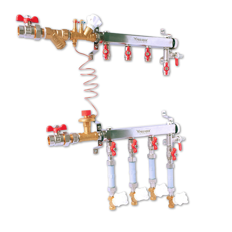 Этажные коллекторные узлы (ЭКУ) тип1 пр подкл 4 отв
