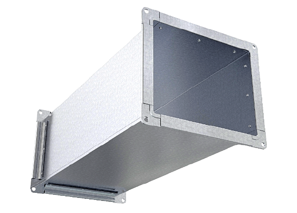 Воздуховод прямоугольный - нержавеющая сталь