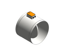 Клапан противопожарный круглый FKS-1M(60-90)-НО