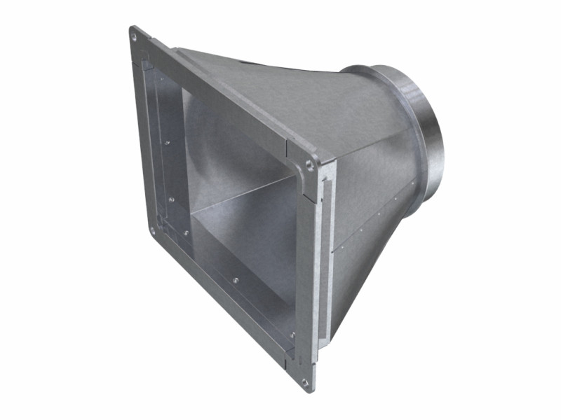 Переход с Пр сечения на Кр - оцинкованная сталь smay