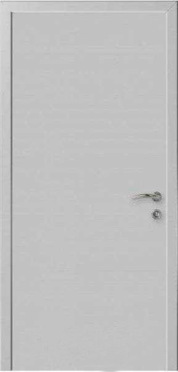 Дверь однопольная серая (7035)