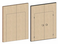 Дверь двойная 8/7 NORMA Concept, 40 дБ