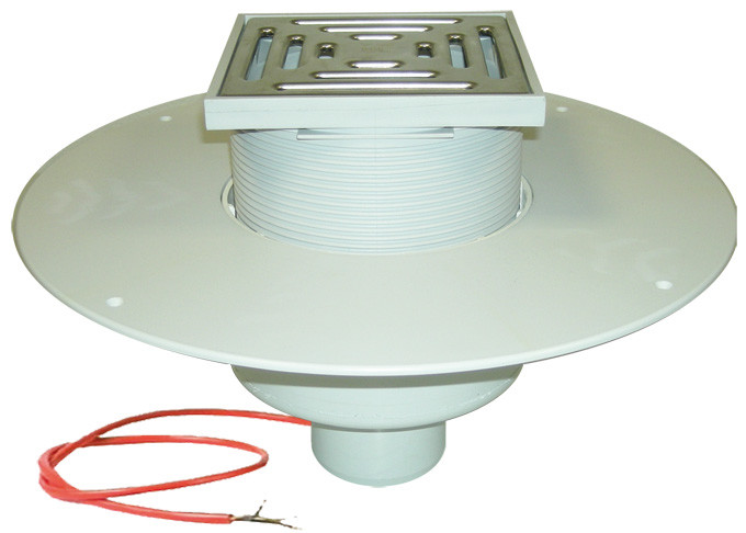 Кровельная воронка с электрообогревом вертикальная HL62.1BP