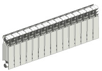 Биметаллический секционный радиатор «РБС-500/90»-15 П